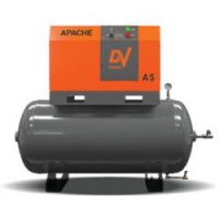 quiet 5 HP APACHE A5T rotary screw air compressor